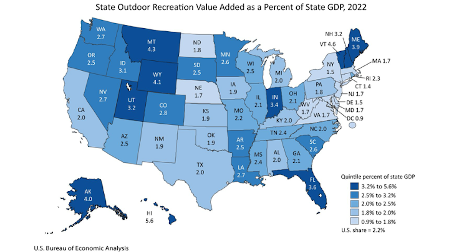 State GDP Map